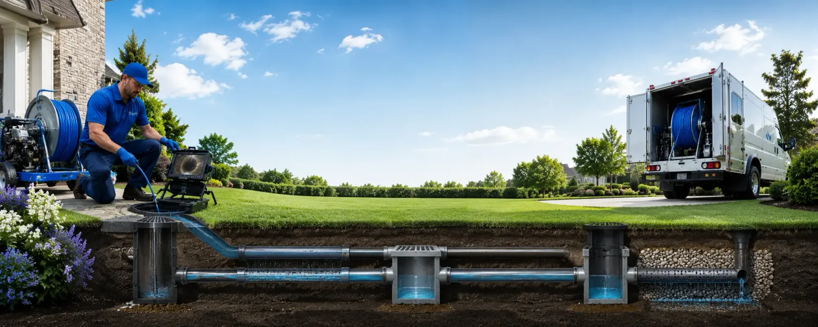 Outdoor drain cleaning information for Hanford, CA