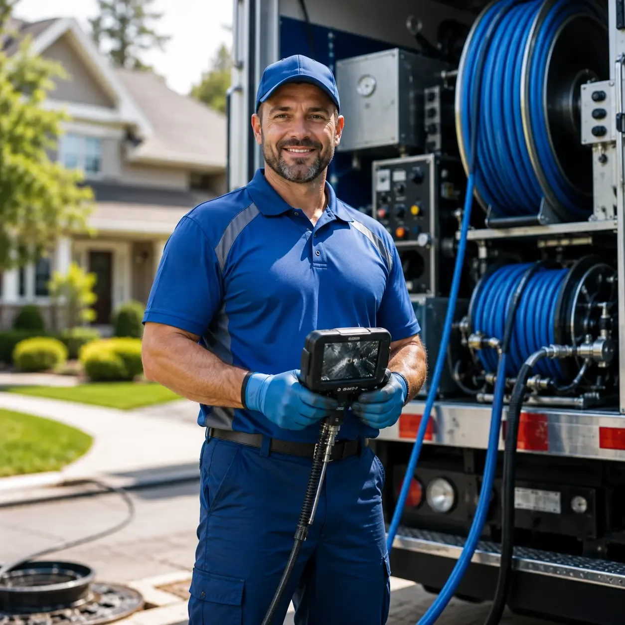 Local outdoor drain cleaning specialists in Hanford, CA